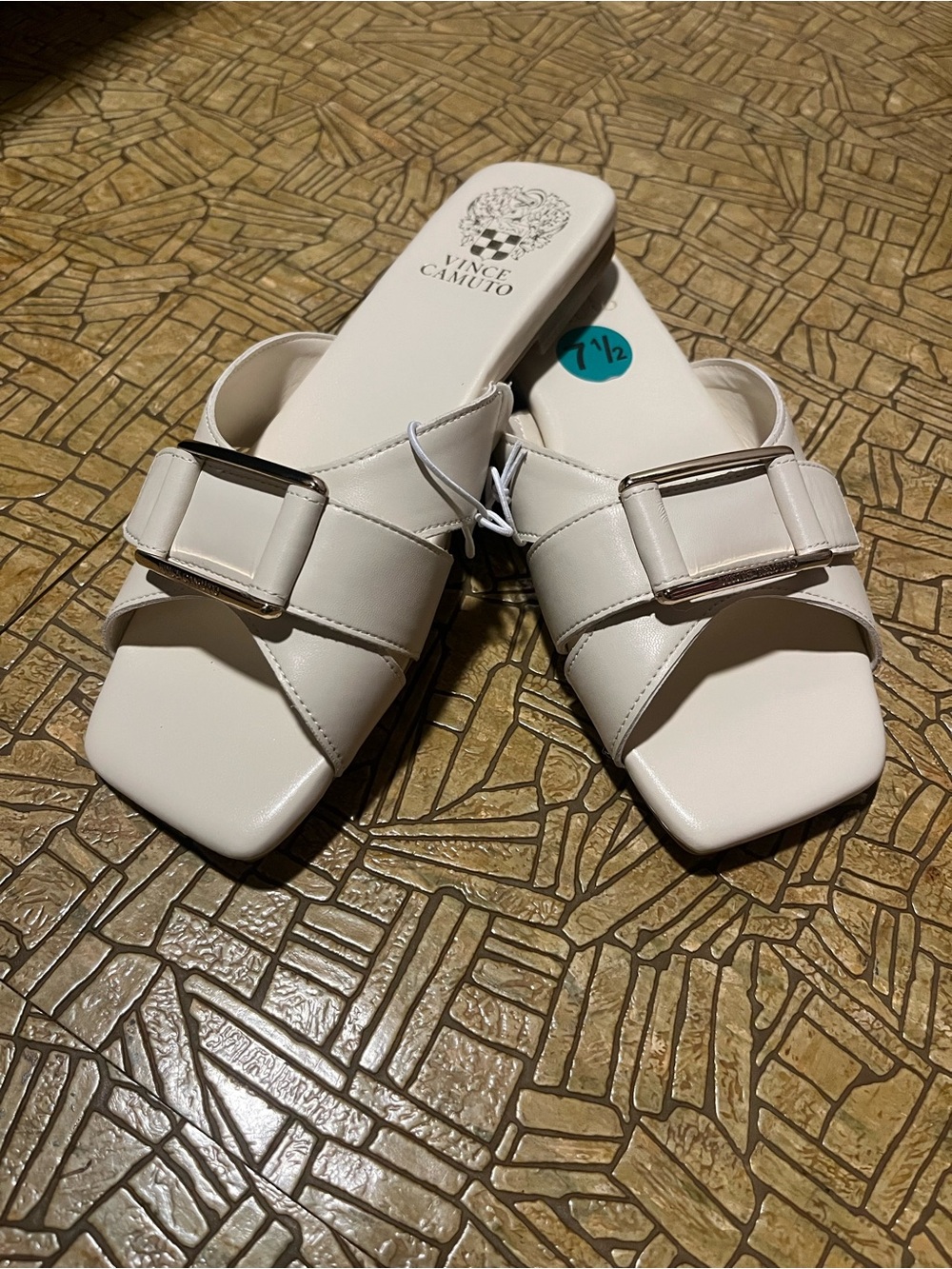 Vince Camuto Alexino Creamy Sandals